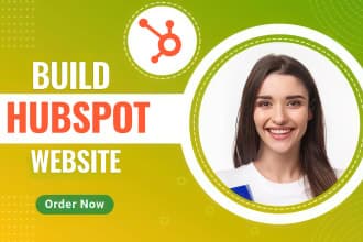 I will build hubspot website or hubspot landing pages